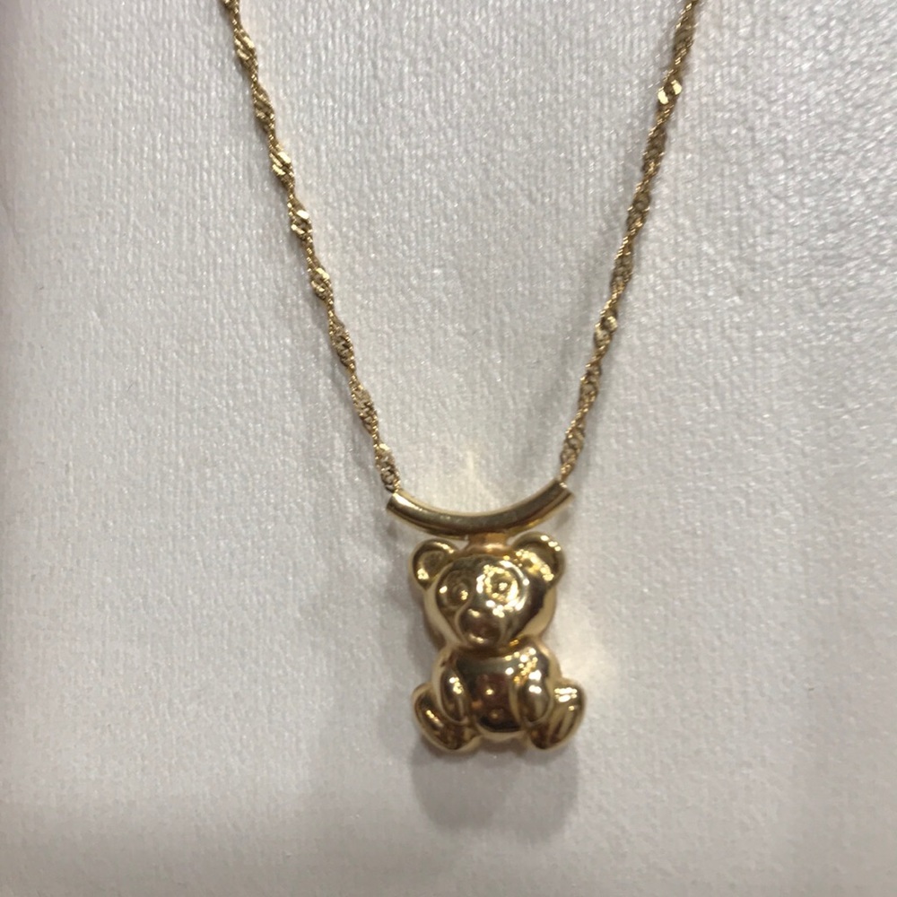 🌺HOST PICK🌺 18kt Teddy Bear gold necklace